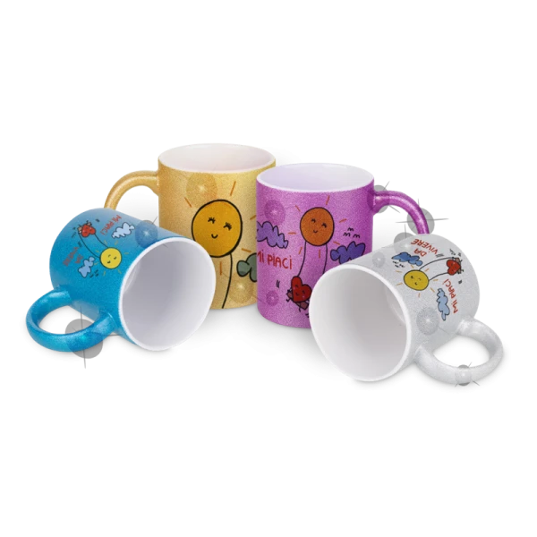 Tazza Glitterata in Ceramica