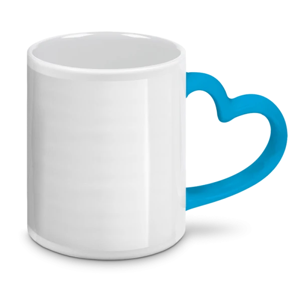 Tazza Bianca con Manico Cuore in...