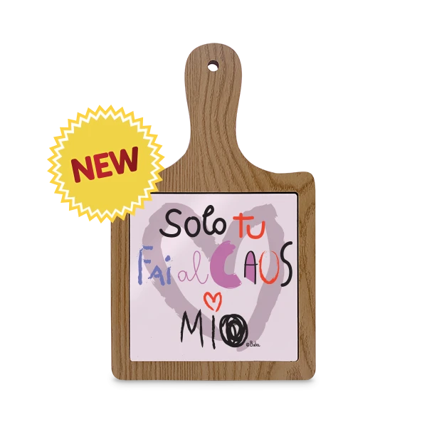 Magnete in Ceramica con Bordo in Legno