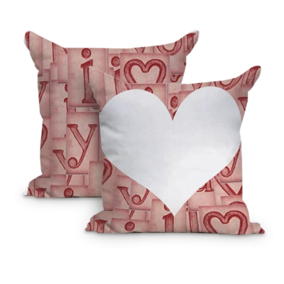 Federa Quadrata DoppioFullPrint Love