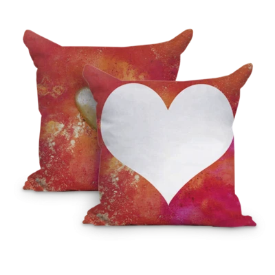 Federa Quadrata DoppioFullPrint Love