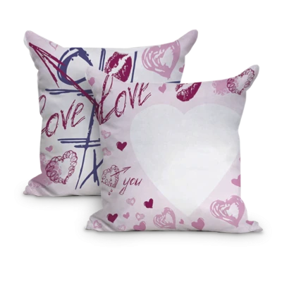 Federa Quadrata DoppioFullPrint Love