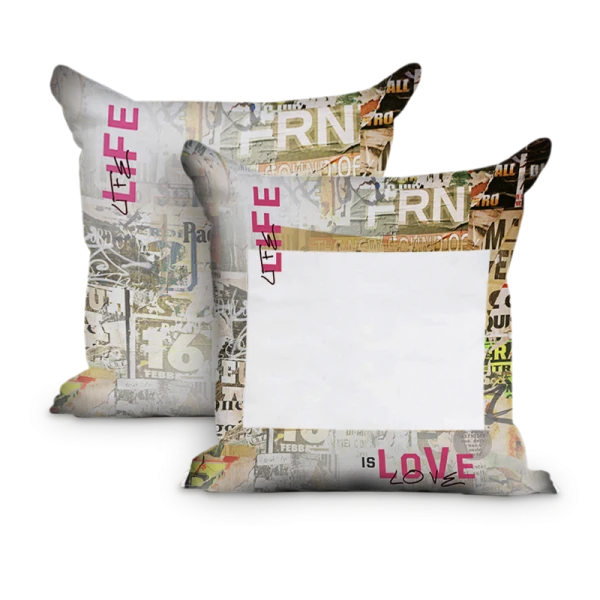 Federa Quadrata DoppioFullPrint Love