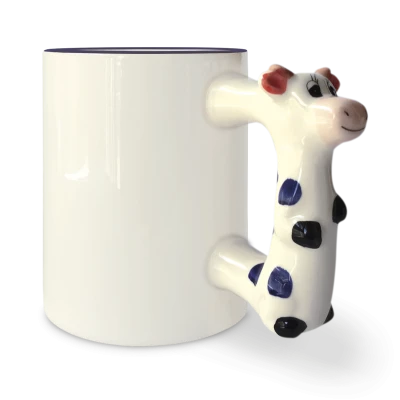 Tazza Manico Animale in Ceramica