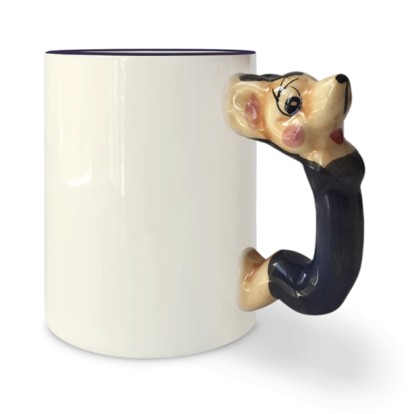 Tazza Manico Animale in Ceramica