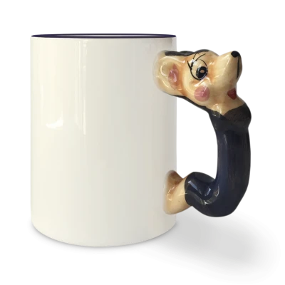 Tazza Manico Animale in Ceramica