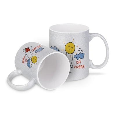 Tazza Glitterata in Ceramica