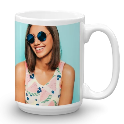 Tazza Bianca Maxi 15 Oz in Ceramica