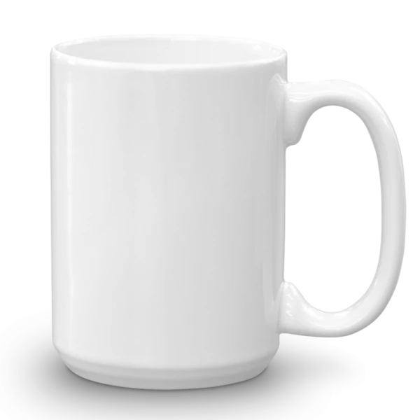 Tazza Bianca Maxi 15 Oz in Ceramica
