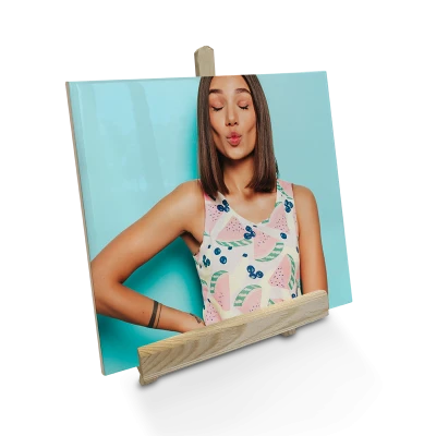 Cavalletto in legno per mattonelle