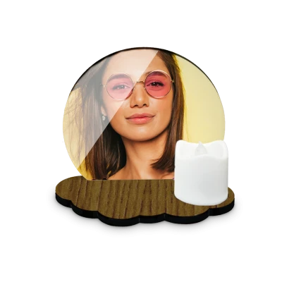 Cornice Santino con lumino