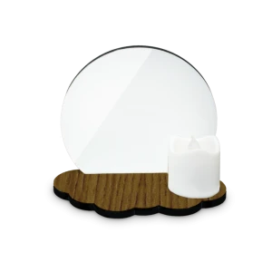 Cornice Santino con lumino 2