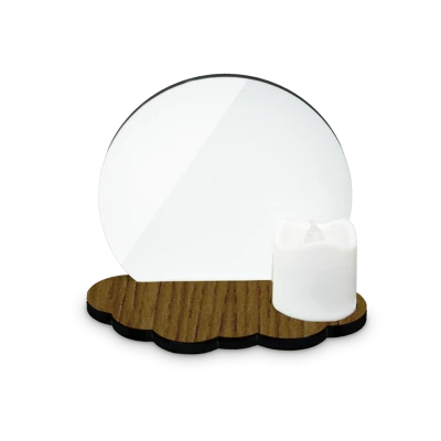 Cornice Santino con lumino