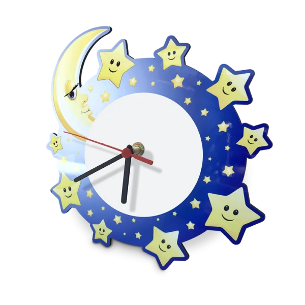 Orologio Luna in Mdf