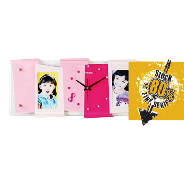 Orologio MDF e Vetro