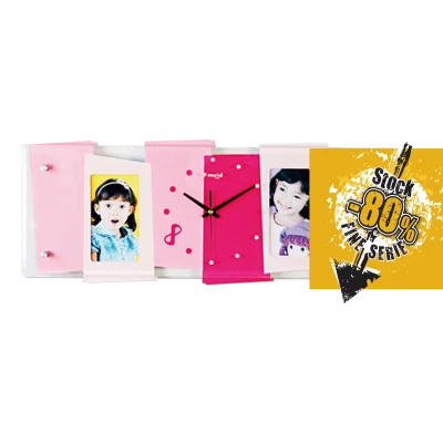 Orologio MDF e Vetro