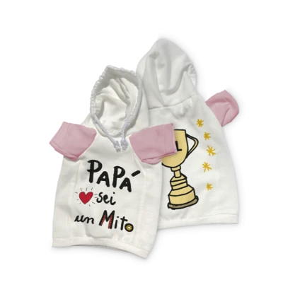 Mini Felpa Auto in Tessuto