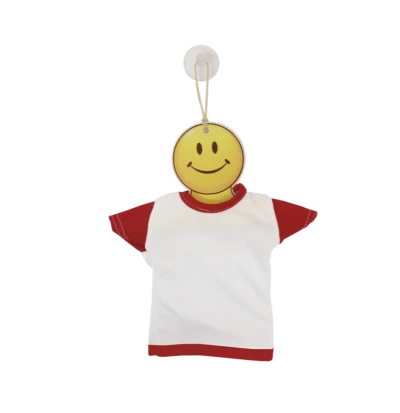 Mini T-shirt Auto in Tessuto con Appendino