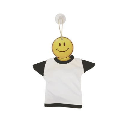 Mini T-shirt Auto in Tessuto con Appendino