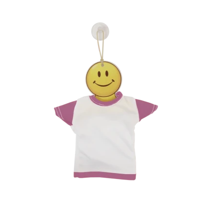 Mini T-shirt Auto in Tessuto con Appendino