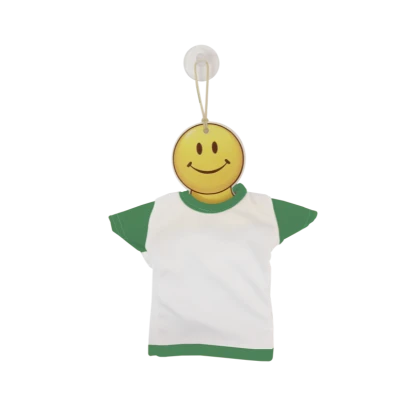 Mini T-shirt Auto in Tessuto con Appendino