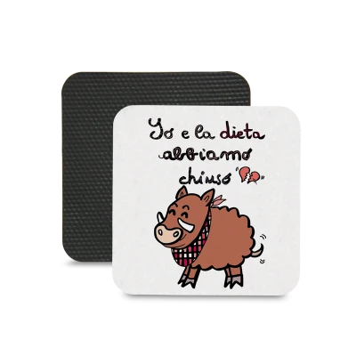 Sottobicchiere in Tessuto 9X9 Cm