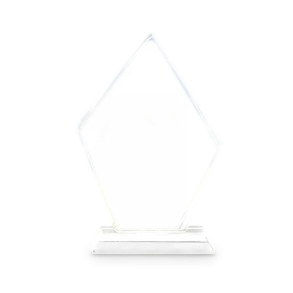 Cristallo Diamante 11x17,5x2 cm con Base