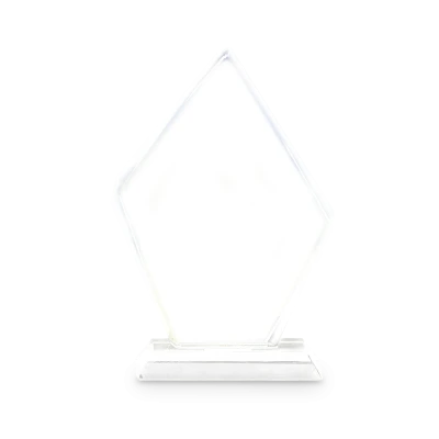 Cristallo Diamante 11x17,5x2 cm con Base