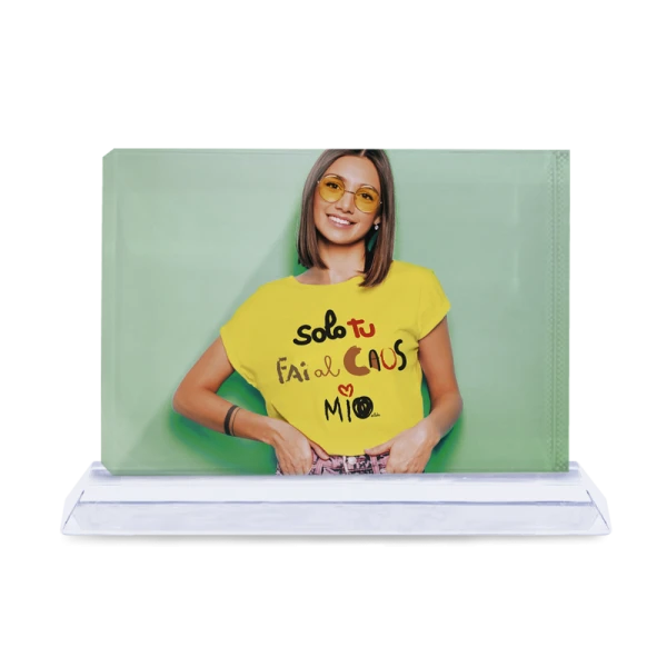 Cristallo Rettangolare Con Base