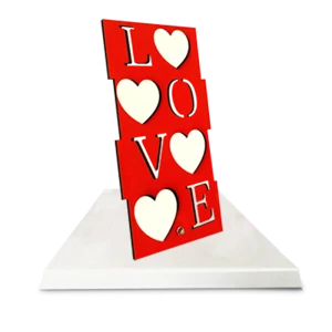 Cornice Cuore Rossa 2