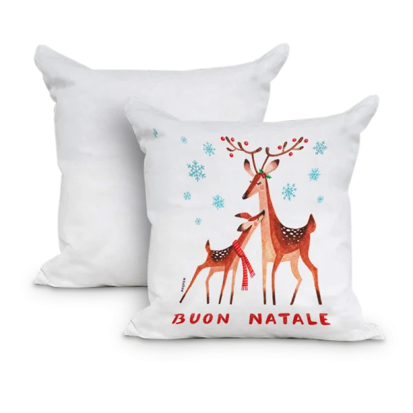 Federa Quadrata FullPrint Natalizia