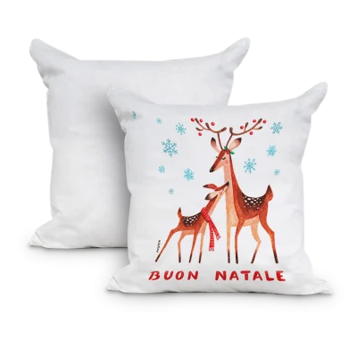 Federa Quadrata FullPrint Natalizia