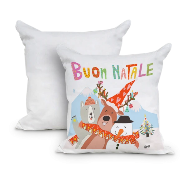 Federa Quadrata FullPrint Natalizia