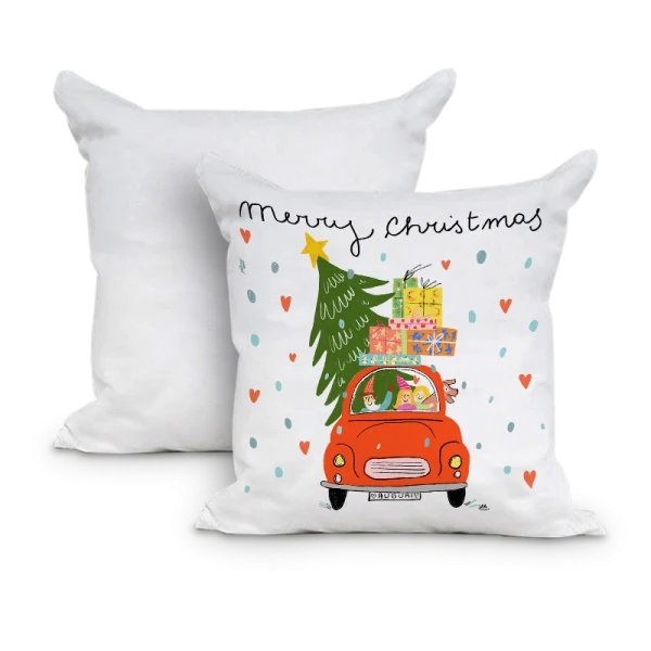 Federa Quadrata FullPrint Natalizia