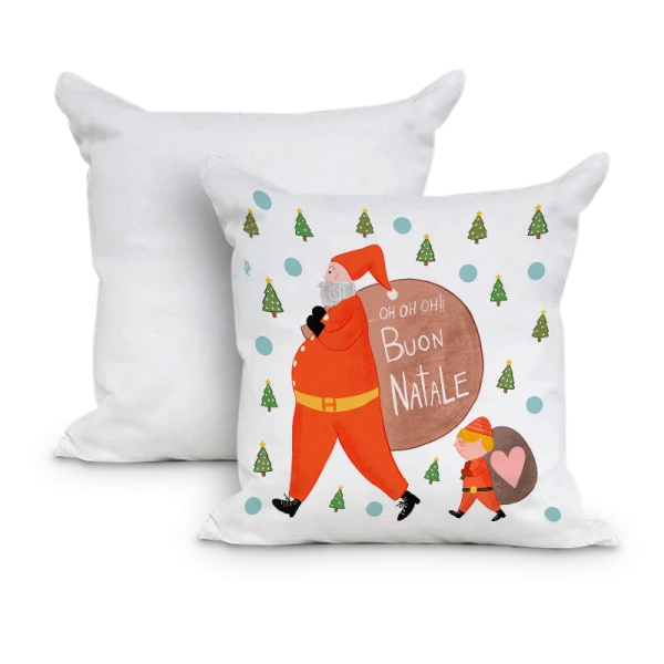 Federa Quadrata FullPrint Natalizia