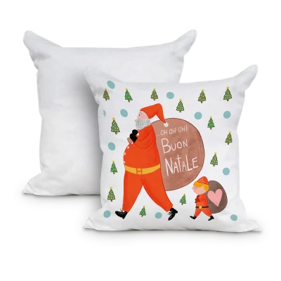 Federa Quadrata FullPrint Natalizia